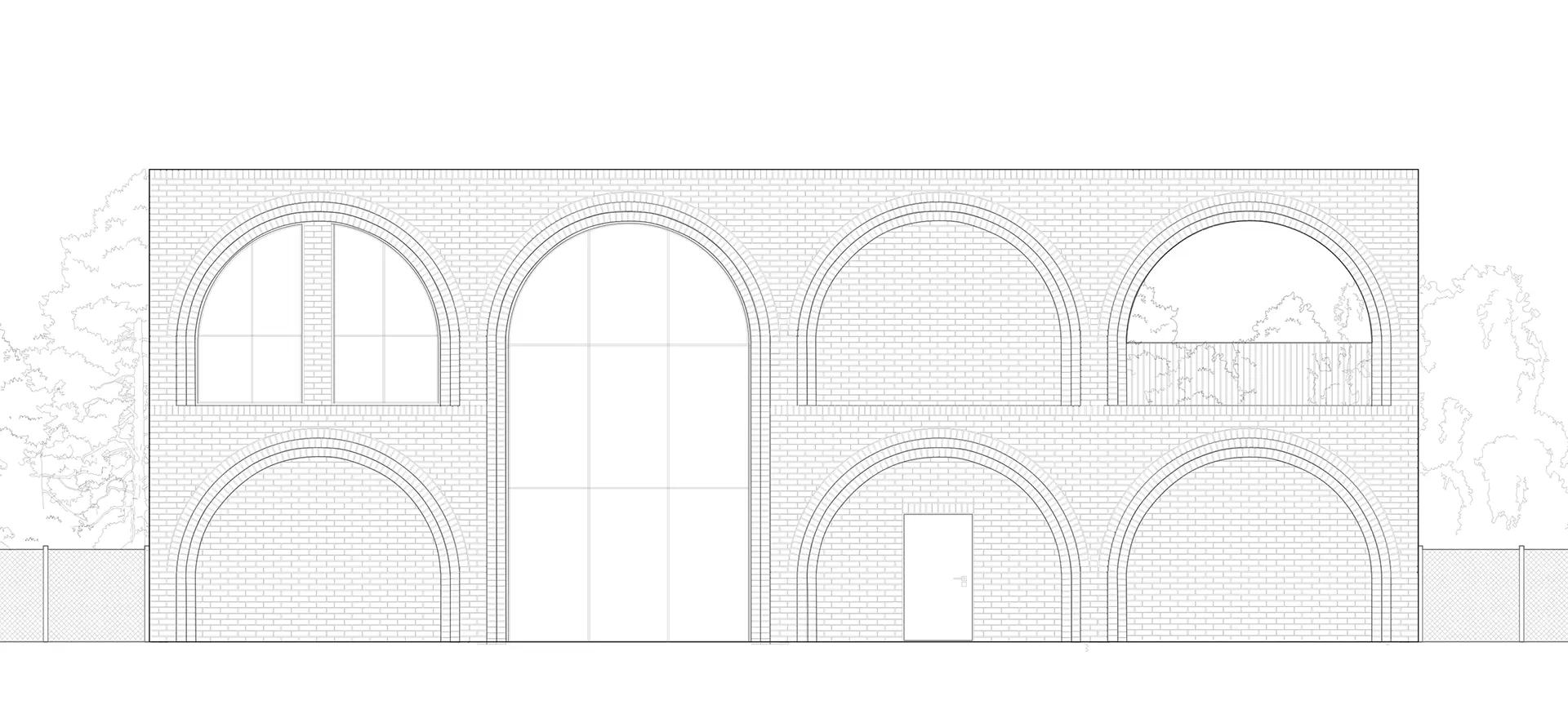 Brick House axonometric diagram